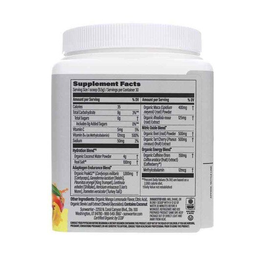 Active Energy Pre Workout, SUW